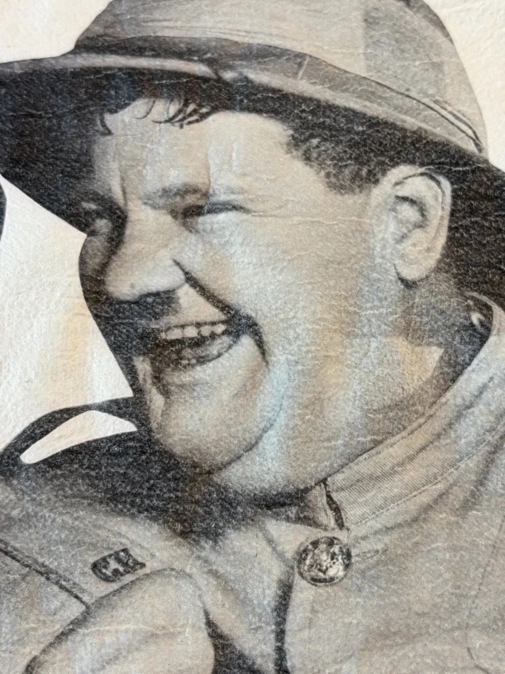 Hidaco Ego Trix Laurel & Hardy Graphic Cotton Youth T-Shirt Vintage 1970s 1980s